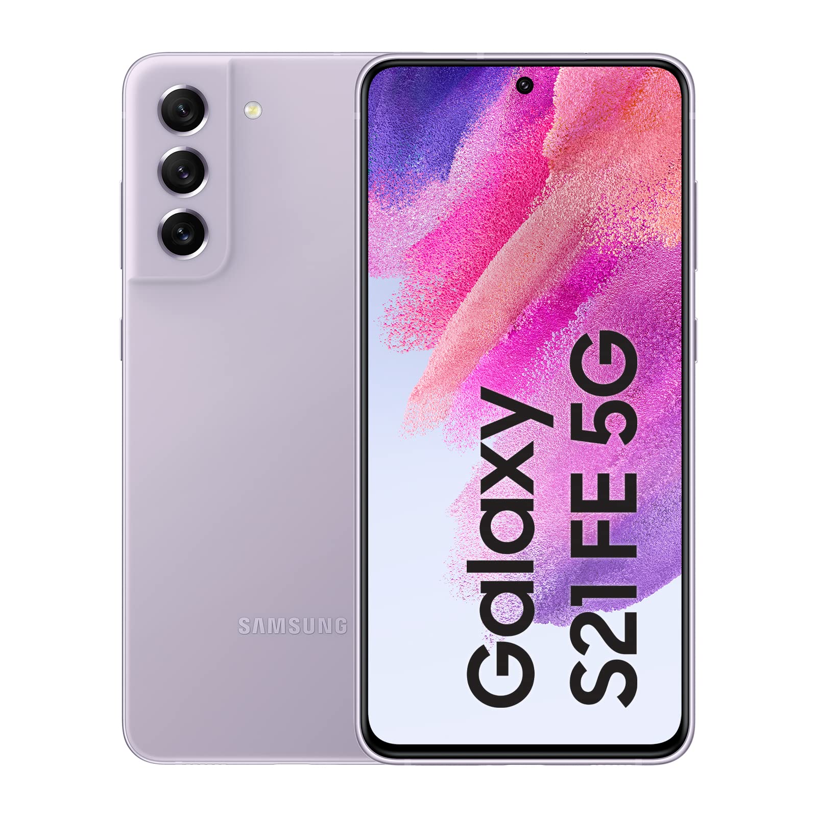 Samsung Galaxy S21 FE 5G SM3G990ULVAXAR - Factory Unlocked, Lavender, 128GB Storage, 120Hz AMOLED Display
