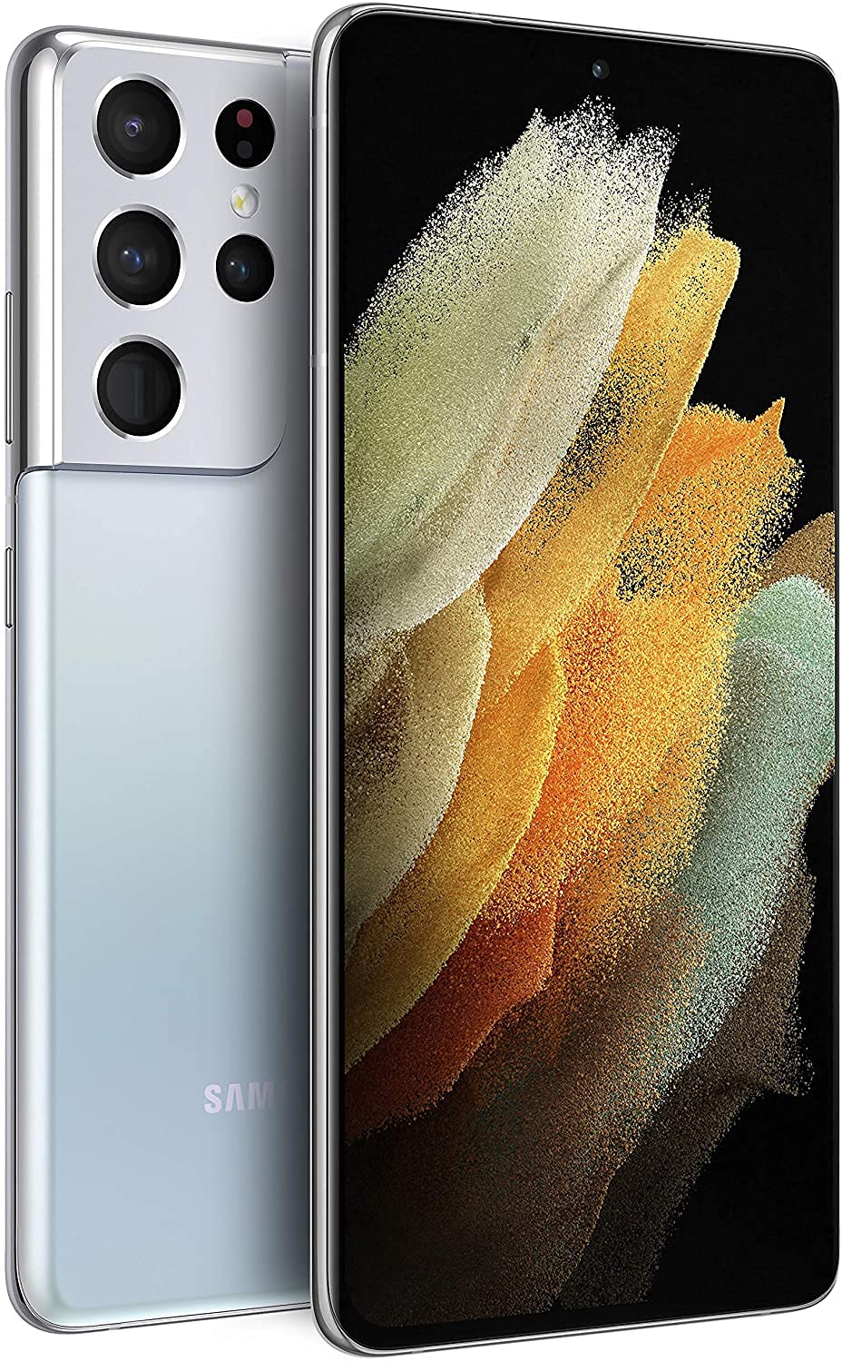 Samsung Galaxy S21 Ultra 5G SM3G998UZKFXAR - Factory Unlocked, Phantom Titanium, 256GB Storage, AI Night Photography