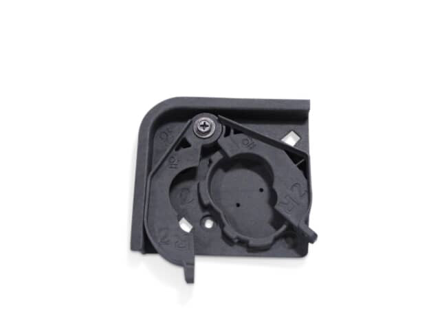 Guide des pieds du piédestal de l'appareil de blanchisserie Samsung DC97-16473A