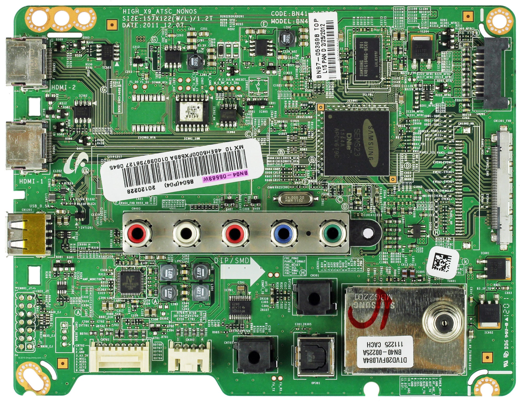 Samsung BN94-05563W MAIN PCB ASSEMBLY - Samsung Parts USA