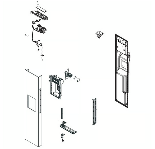 Samsung DA82-02733B Assembly-Door Foam Ref Left - Samsung Parts USA