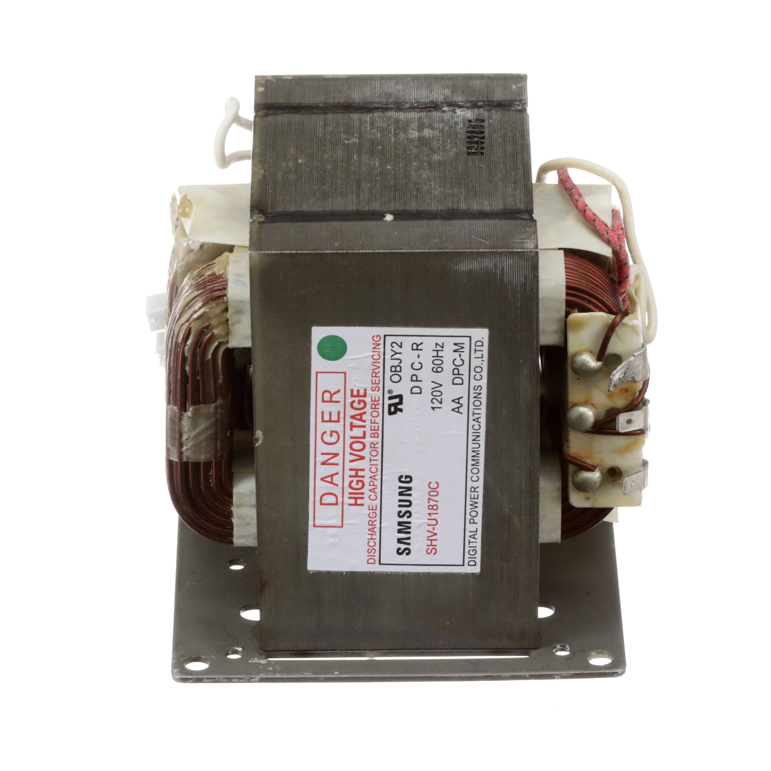 Samsung ME19A7041WS/AA Microwave High-Voltage Transformer