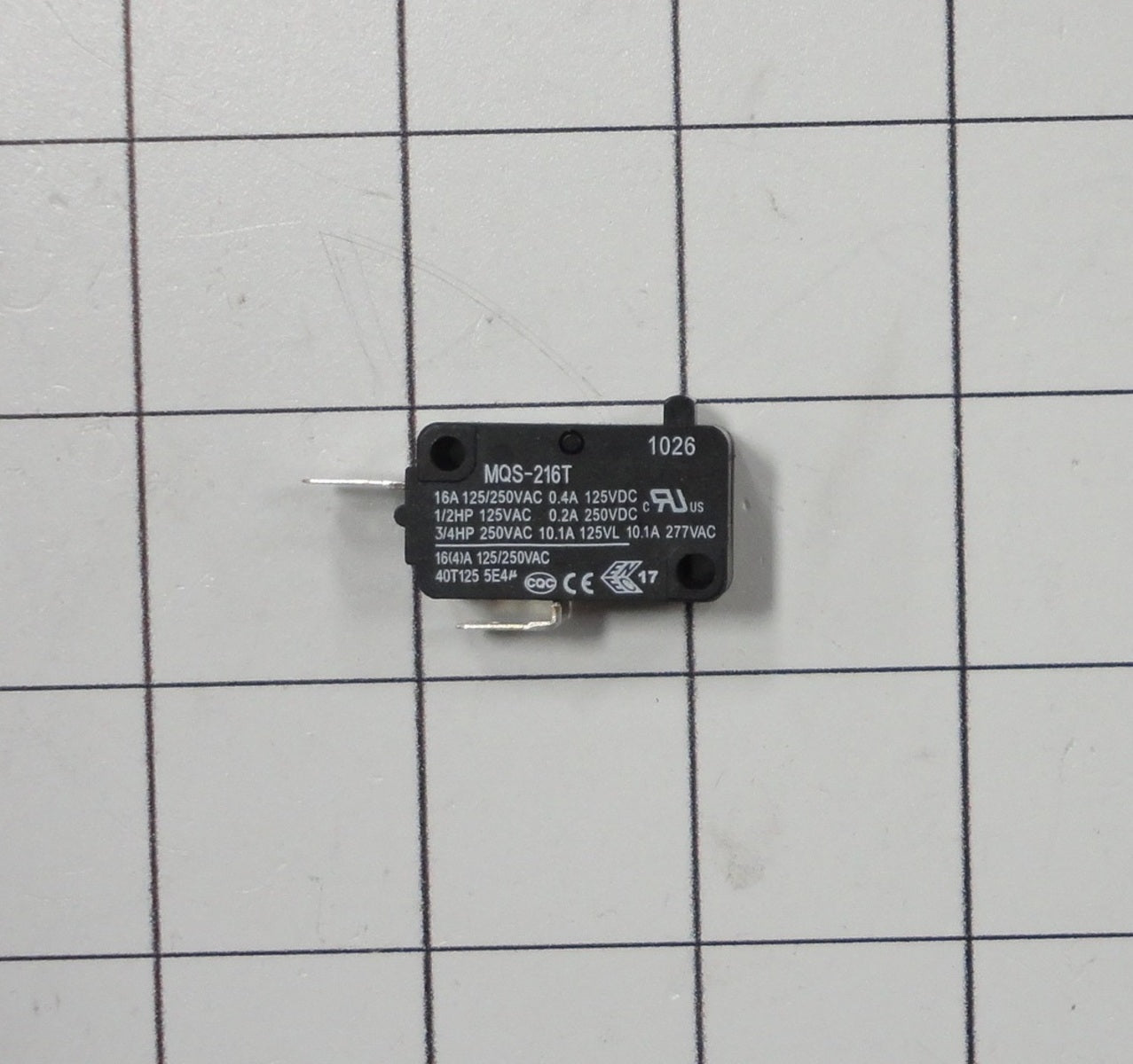 DE81-06146A Svc Microswitch 2 Pin Nc