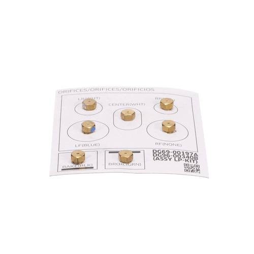 Kit de conversion pour cuisinière à gaz Samsung NX58H5600SS/AC