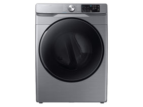 Sécheuse électrique Samsung DVE45R6100P/A3 de 7,5 pi³ avec Steam Sanitize+, couleur platine