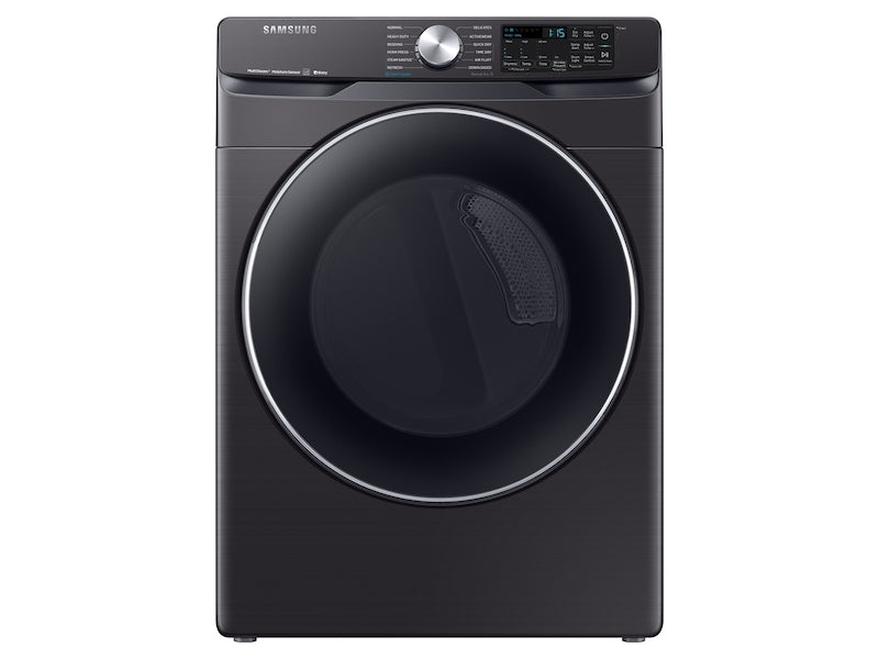 Samsung DVE45R6300V/A3 7.5 Cu. Ft. Smart Electric Dryer With Steam Sanitize In Black Stainless Steel