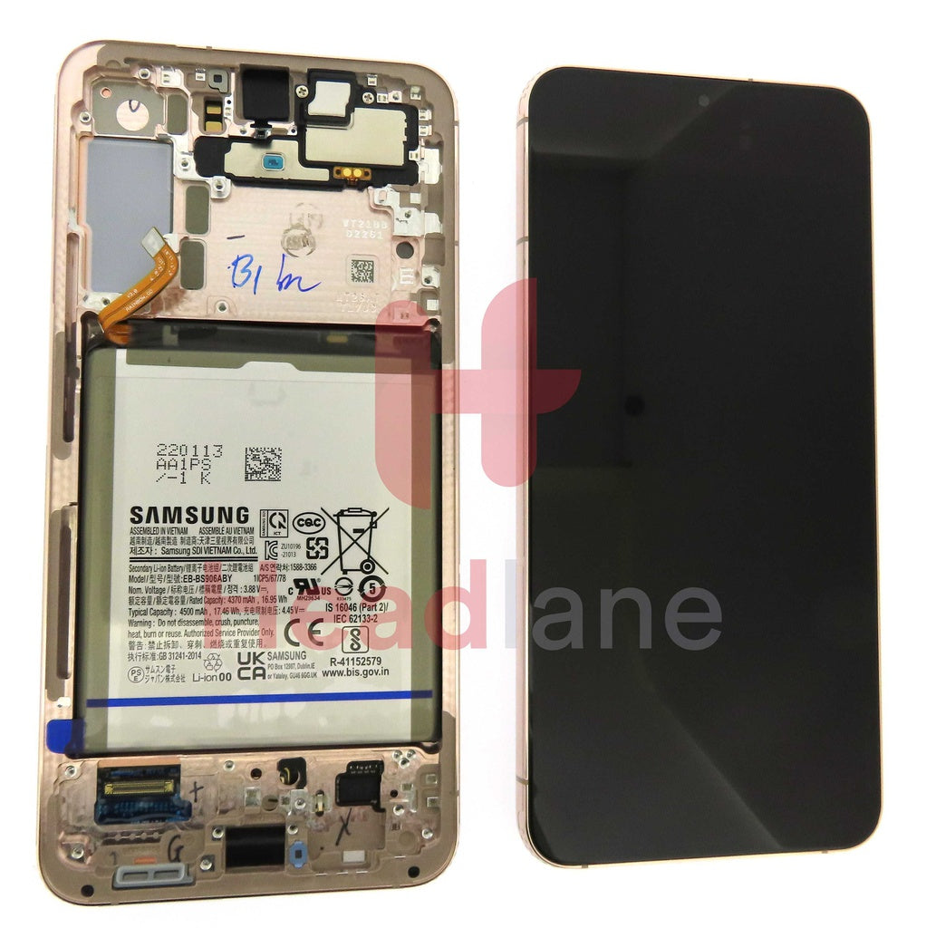 Samsung Mobile Galaxy S22 Plus 5G Complete LCD with Frame and Touchpad GH82-27499D
