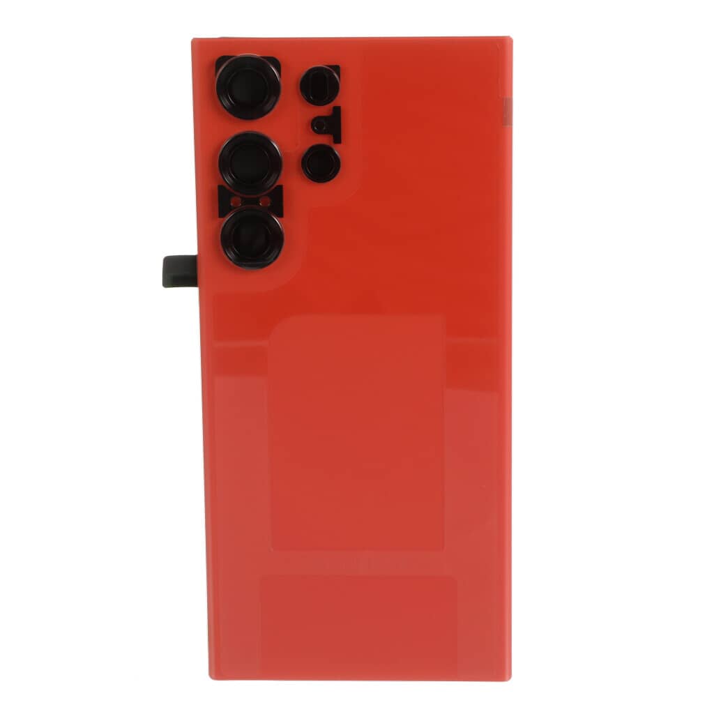 Samsung Mobile Galaxy S23 Ultra Back Glass Panel (Red) - GH97-28420F