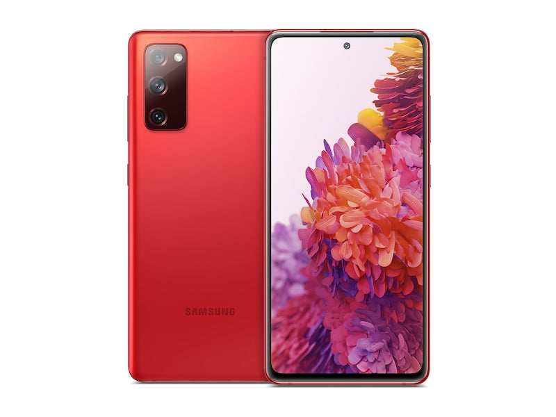 Samsung Galaxy S20 FE 5G SM-G781VZBAVZW - Verizon Locked, Cloud Red, 128GB Storage, Fast Wireless Charging