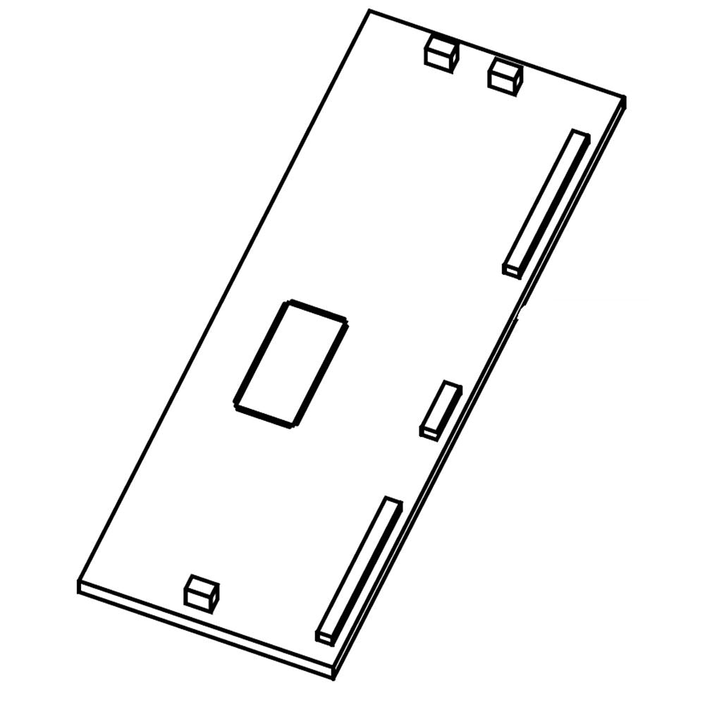 Samsung DE94-03890B Cooktop Electronic Control Board