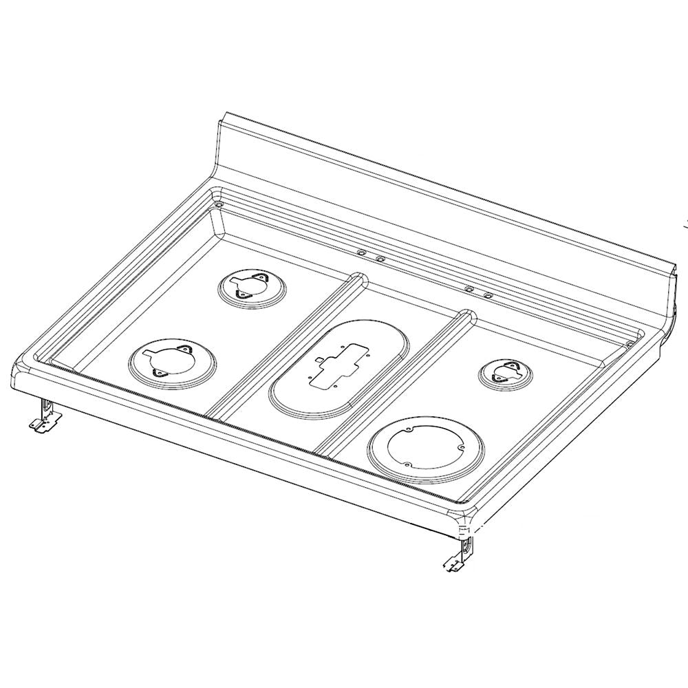 Samsung DG94-04117A Range Main Top