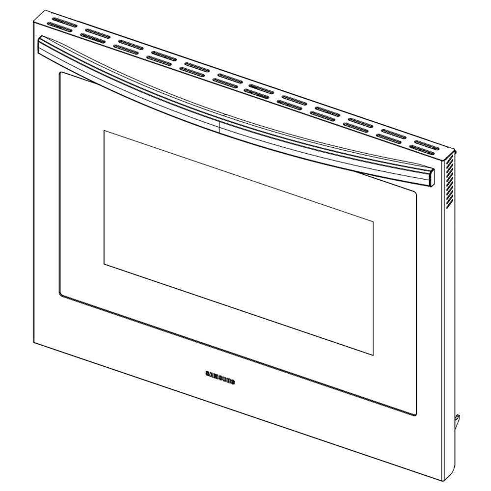 Samsung DG94-04293A Range Oven Door Assembly