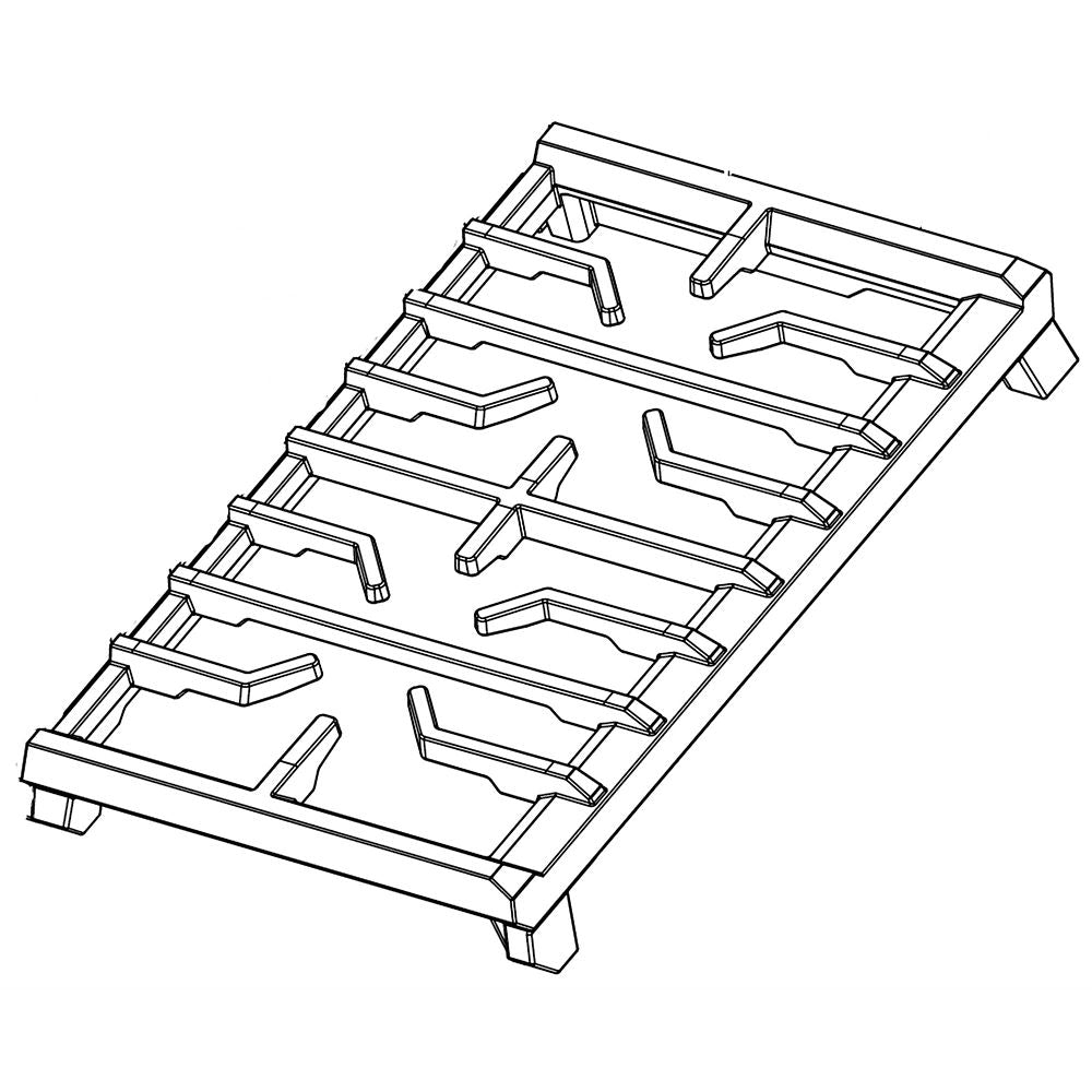 Samsung DG98-01192A Cooktop Burner Grate, Right