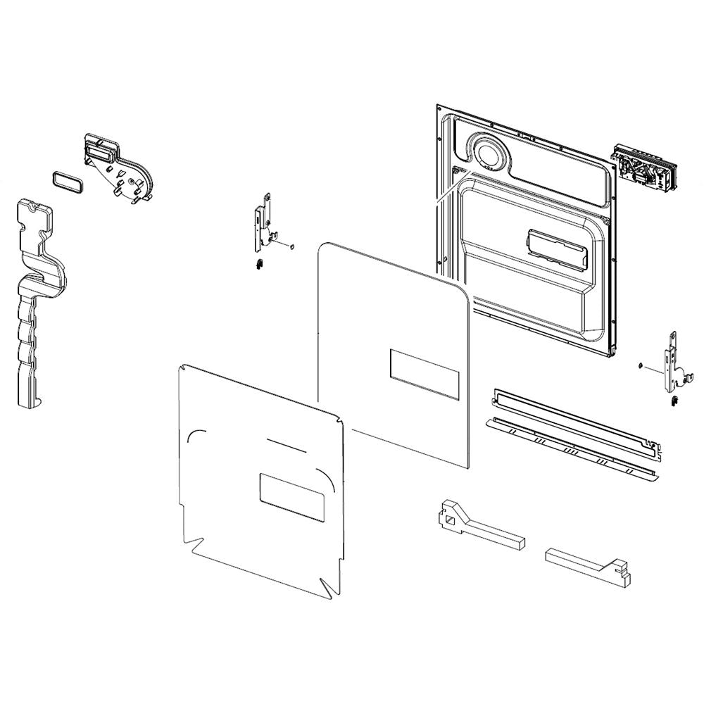 Samsung DD82-01326A Dishwasher Door Inner Panel Assembly - Samsung Parts USA