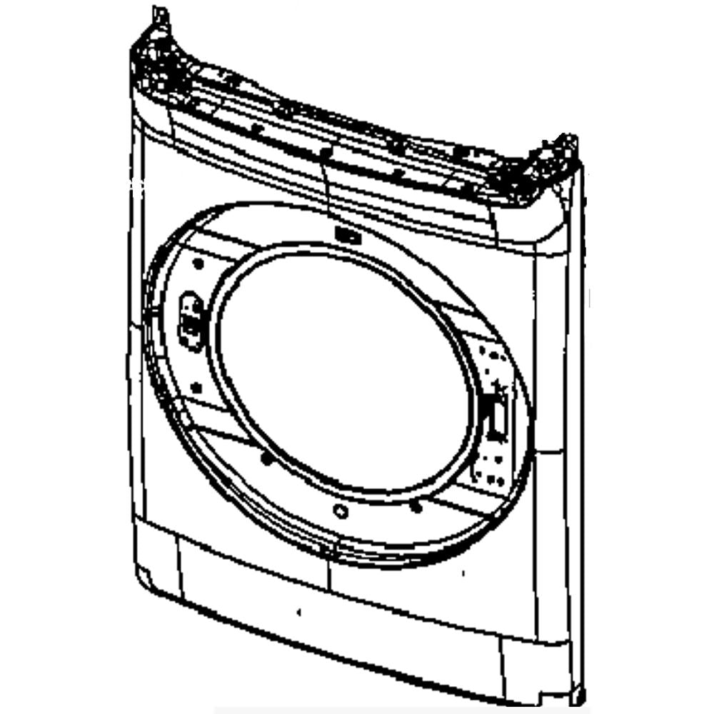 Samsung DC97-20011A Dryer Front Panel Assembly