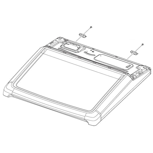 Panneau supérieur du sèche-linge Samsung DC97-21430B