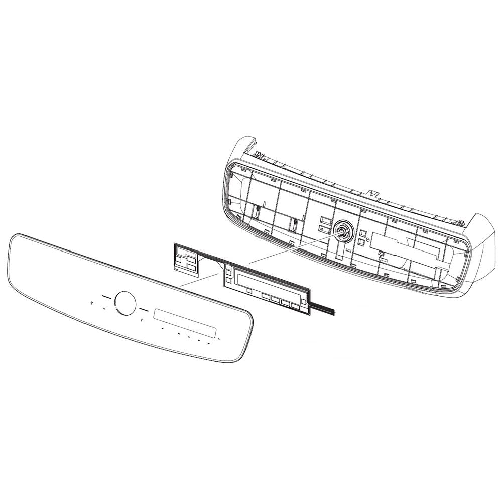 Samsung DC97-21909B Washer Control Panel Assembly