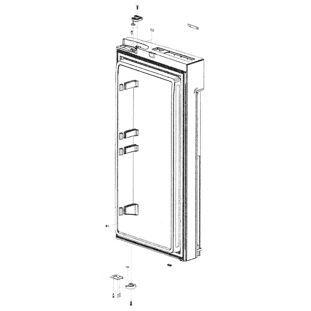 Samsung DA91-04498F Refrigerator Door Assembly, Right - Samsung Parts USA