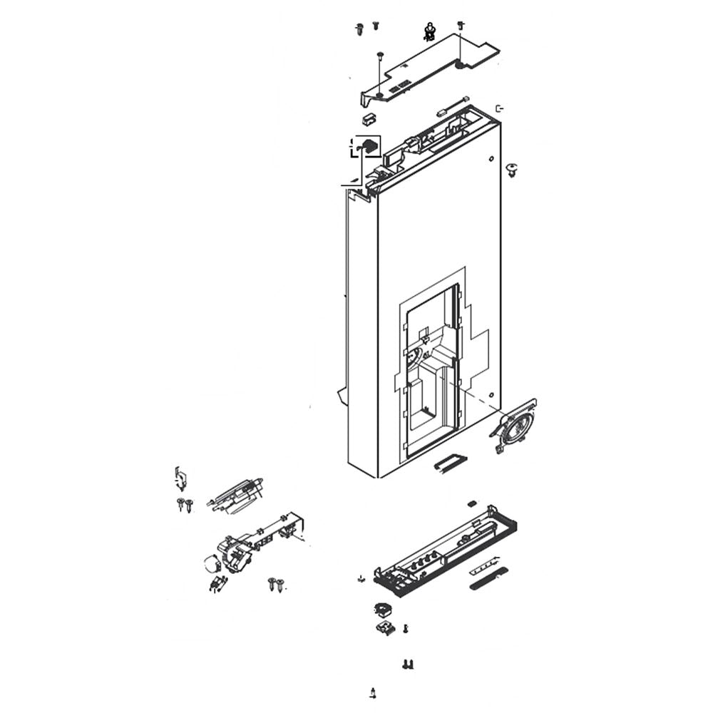 Samsung DA91-04693D Refrigerator Door Assembly, Left - Samsung Parts USA