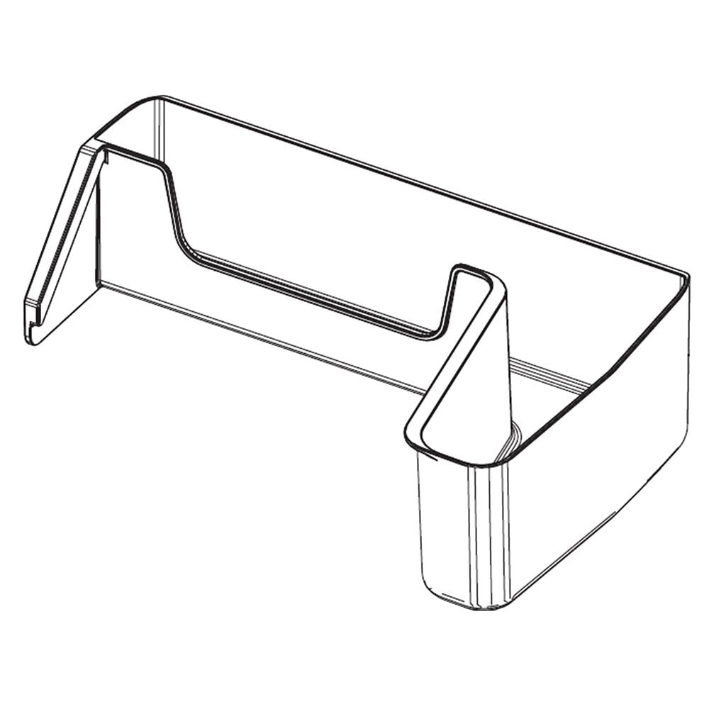 Samsung DA63-09777A Refrigerator Door Bin, Middle