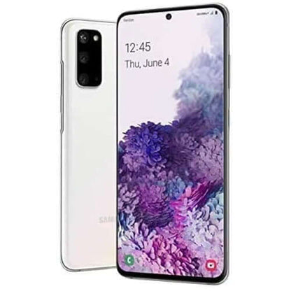 Samsung Galaxy S20+ SM-G986UZAOVZW - Verizon Wireless, Cloud White, 128 Go de stockage, écran 120 Hz