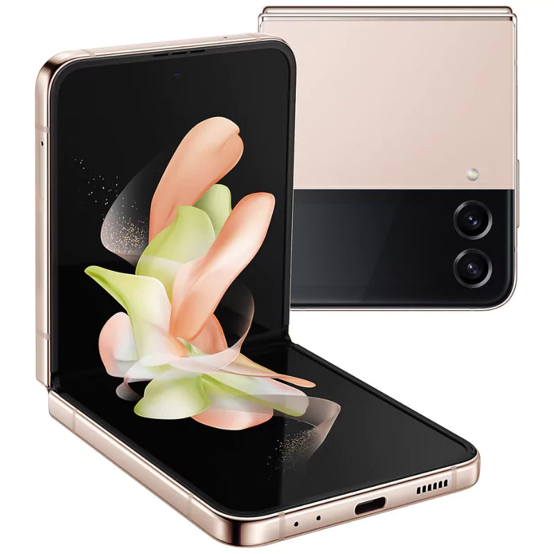 Samsung Galaxy Z Flip5 5G SM-F731UZYAXAA - Factory Unlocked, Pink Gold, 128GB Storage, Compact Foldable Design