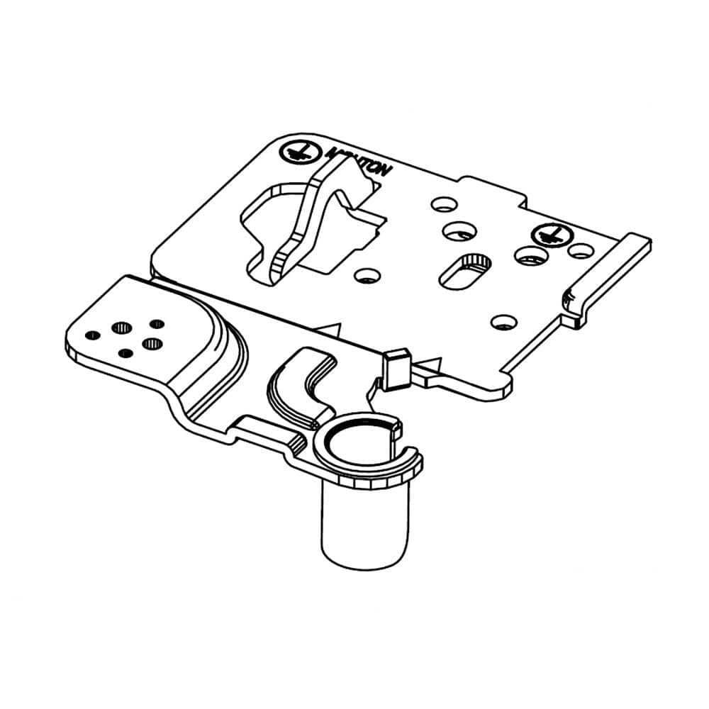 Charnière de porte de réfrigérateur Samsung DA61-08677A, supérieure droite
