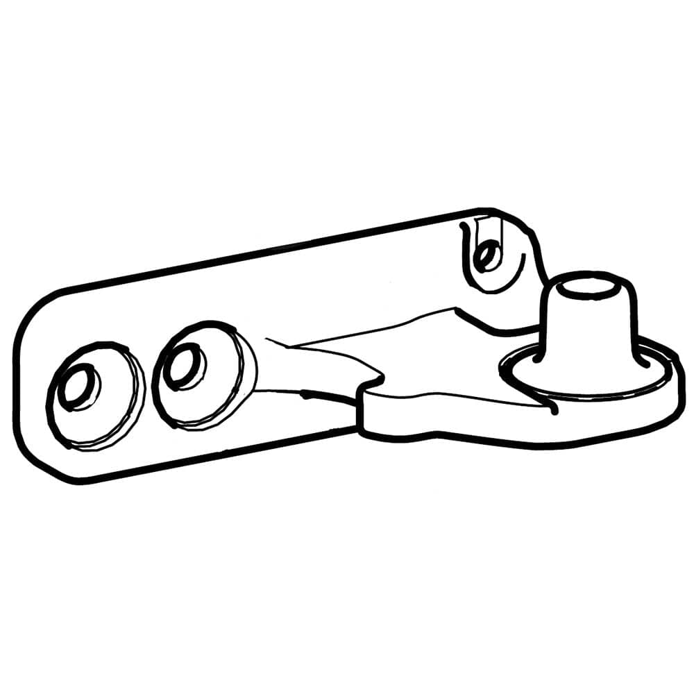 Charnière de porte de réfrigérateur Samsung DA61-10861B, centre droit