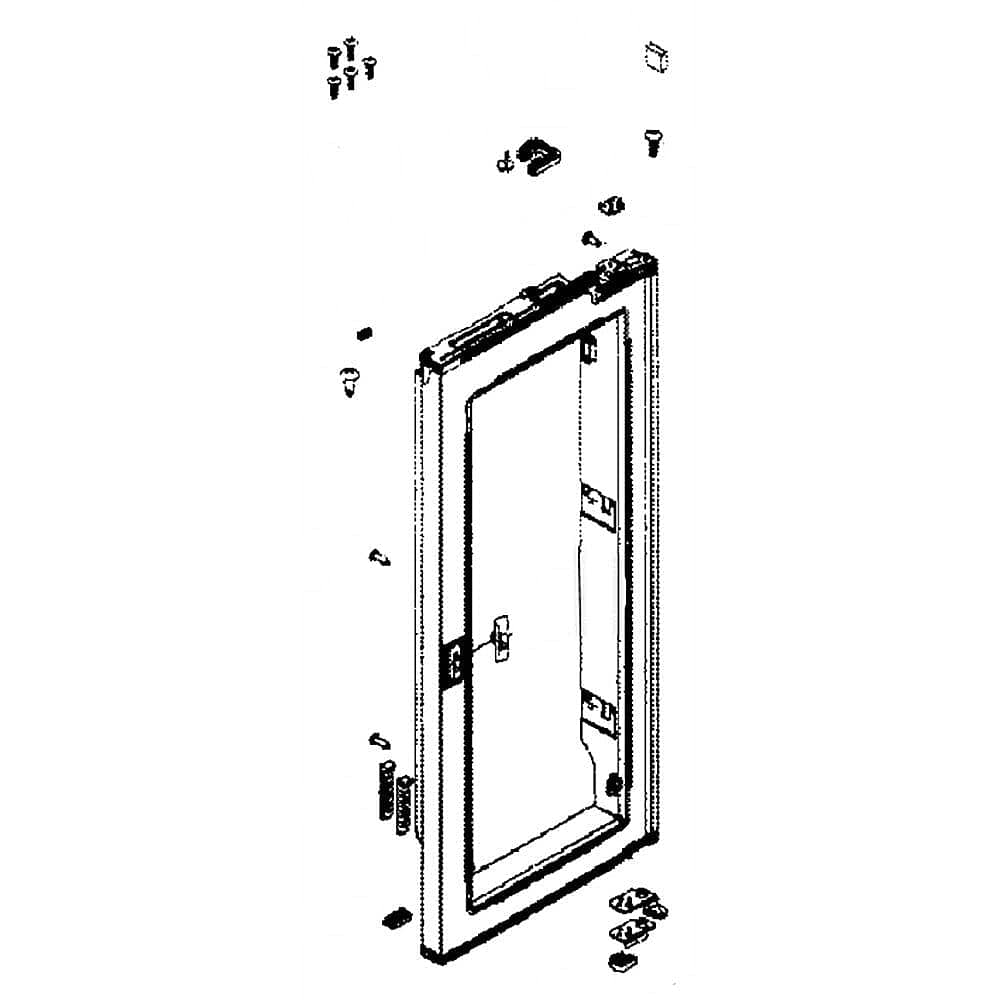 Samsung DA82-02227X Refrigerator Convenience Door Inner Frame