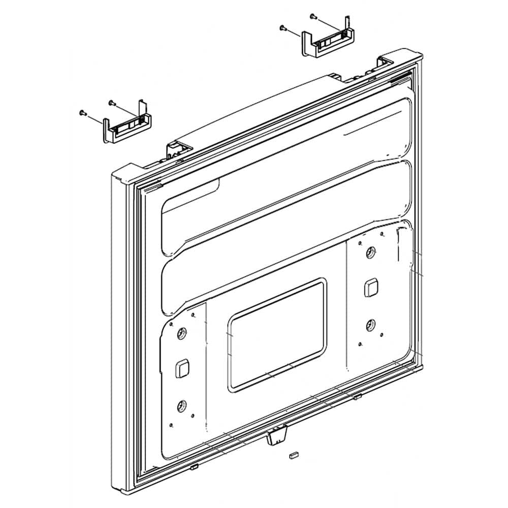Ensemble de porte de réfrigérateur-congélateur Samsung DA91-03651Q