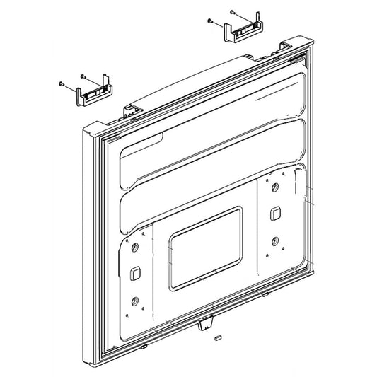 Ensemble de porte de réfrigérateur-congélateur Samsung DA91-03651Q