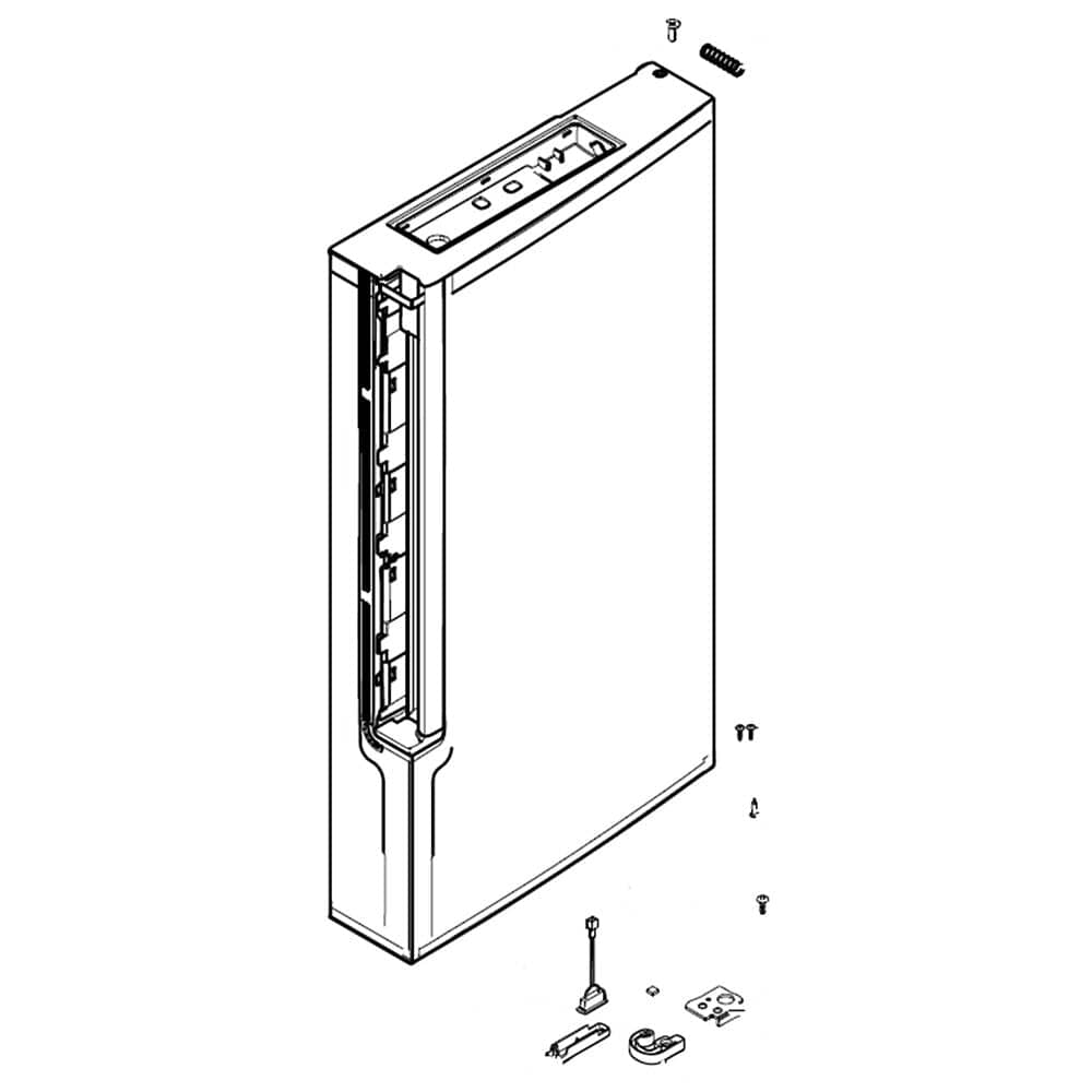 Porte de réfrigérateur/congélateur Samsung DA91-04173A, droite