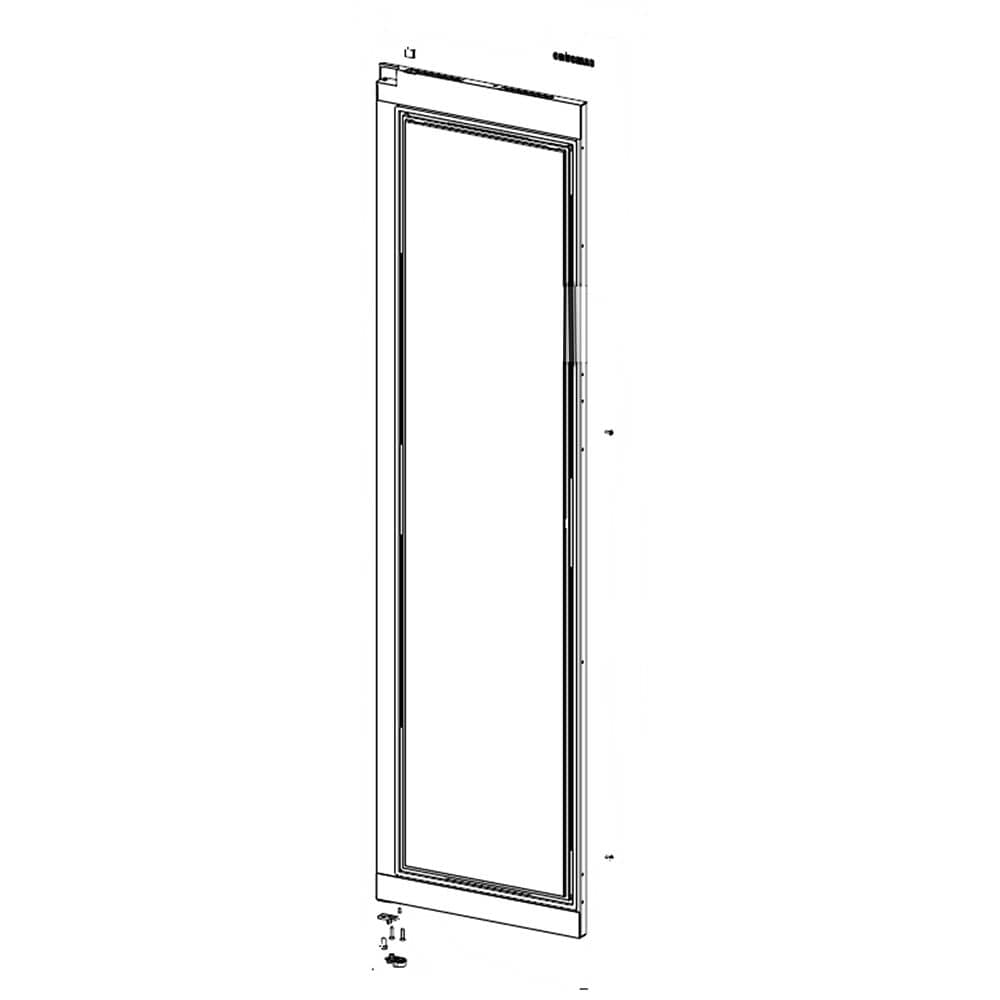 Porte de réfrigérateur droite Samsung DA91-04350A