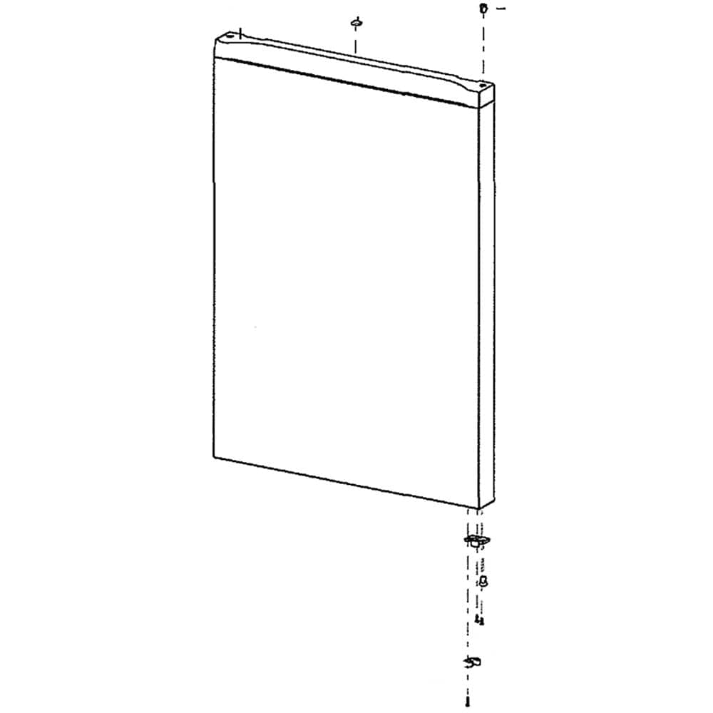 Ensemble de porte de réfrigérateur Samsung DA91-04685C