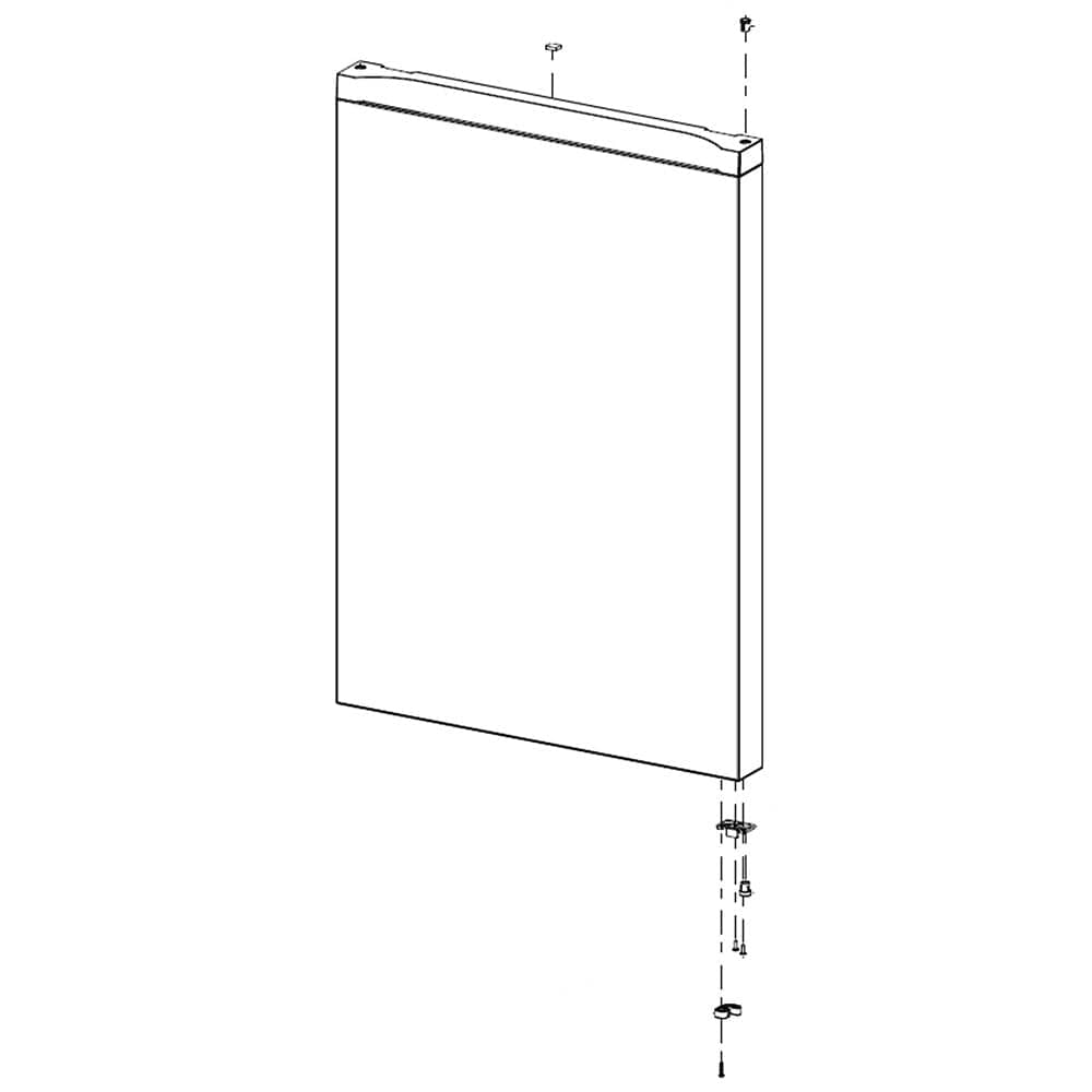 Ensemble de porte de réfrigérateur Samsung DA91-04686A
