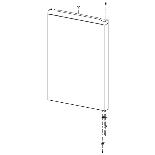 Ensemble de porte de réfrigérateur Samsung DA91-04686A