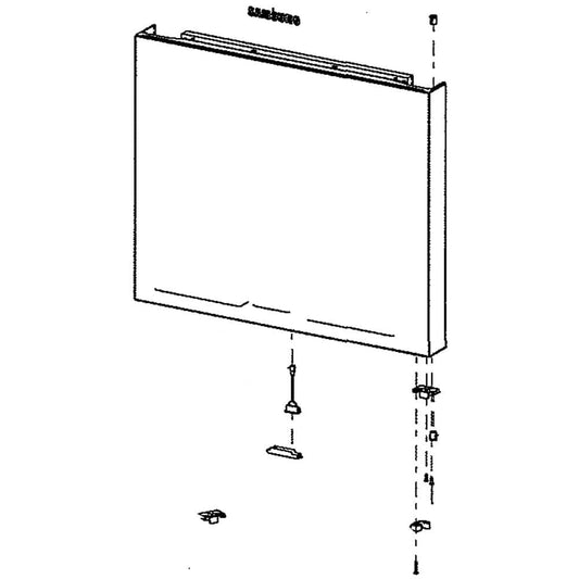 Samsung DA91-04687C Refrigerator Freezer Door Assembly