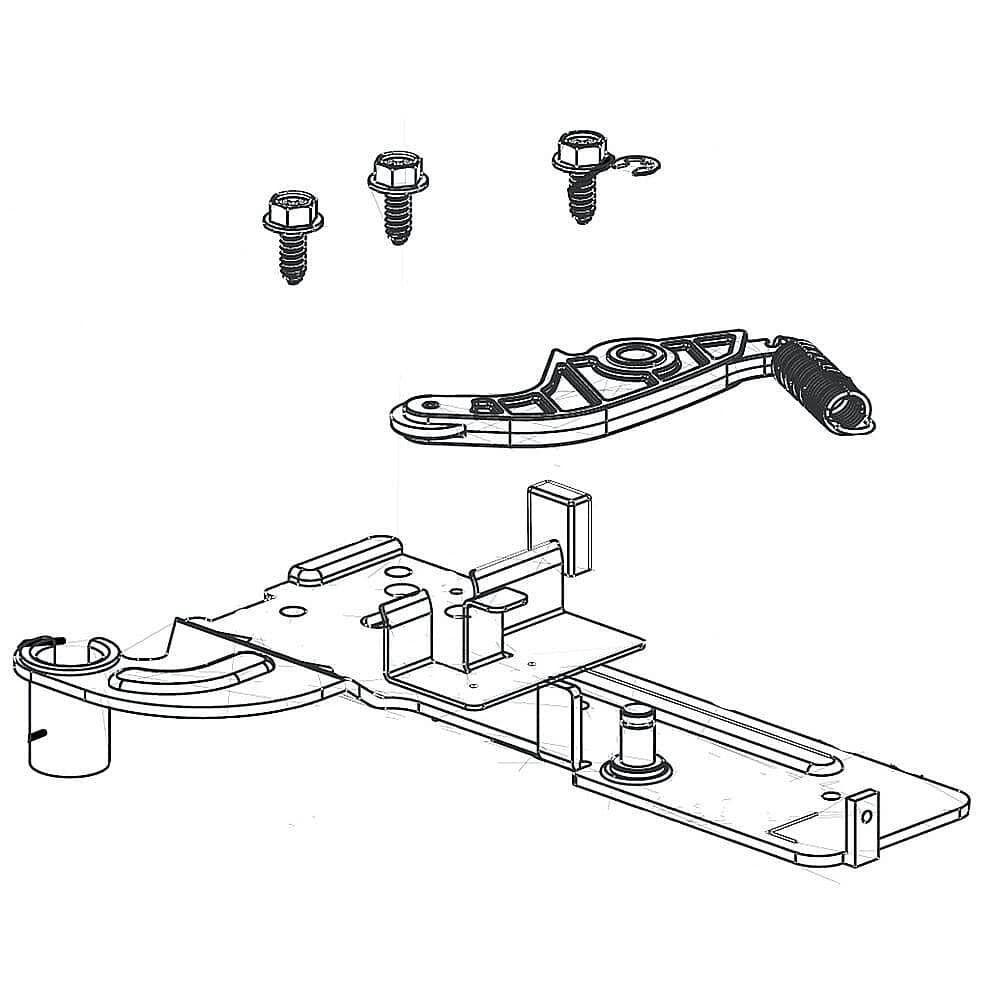 DA97-04874J ASSEMBLAGE CHARNIÈRE-UPP L