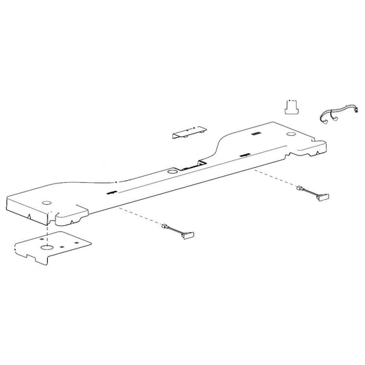 Samsung DA97-12527L Refrigerator Top Cover Assembly