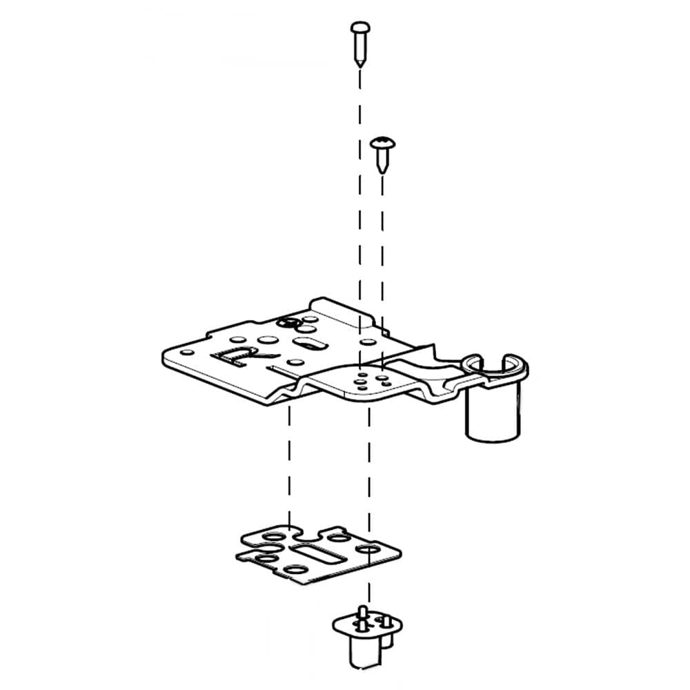 Charnière de porte de réfrigérateur Samsung DA97-12991A