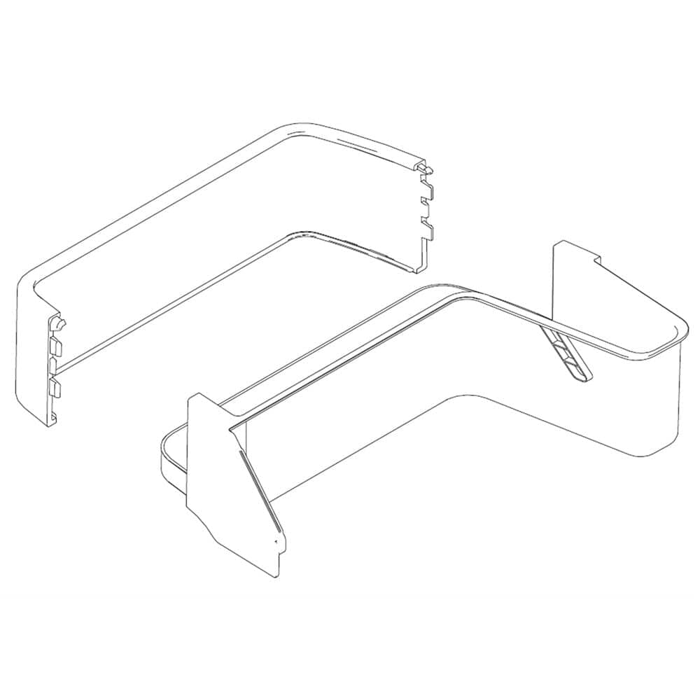 Ensemble de bacs de porte inférieurs pour réfrigérateur Samsung DA97-13819B