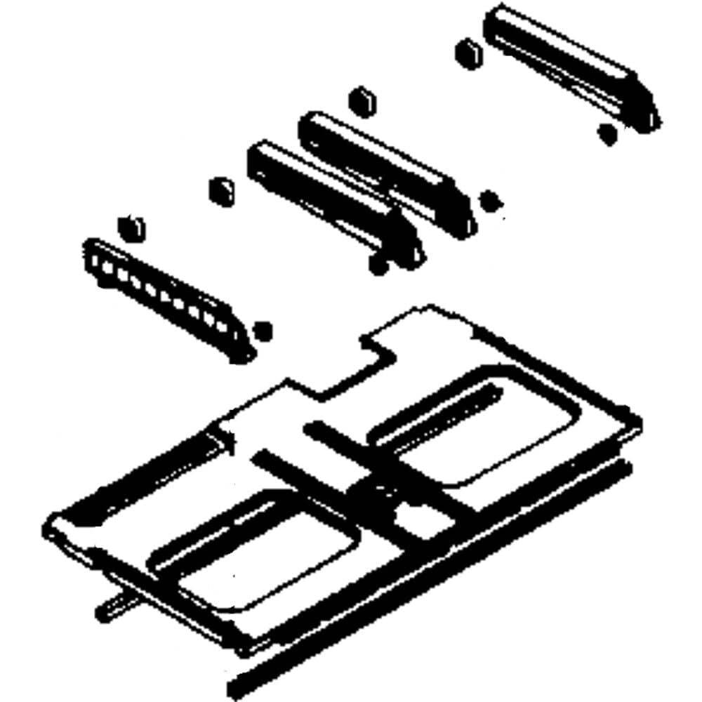 Samsung DA97-14599A Refrigerator Pantry Shelf