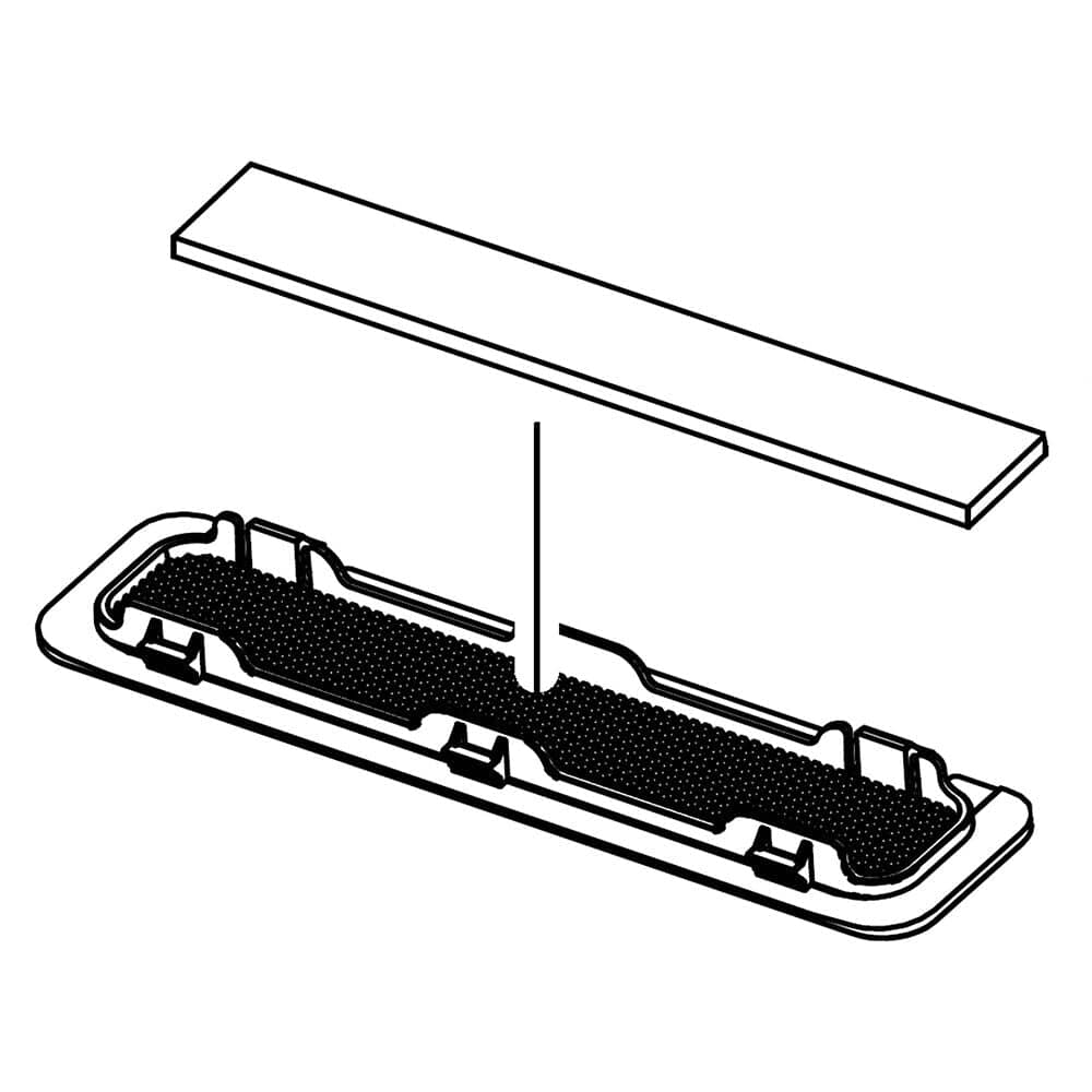 Samsung DA97-16536A Refrigerator Lamp Cover Assembly