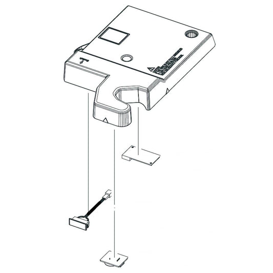 Charnière de couvercle d'assemblage Samsung DA97-20734K - Réf.