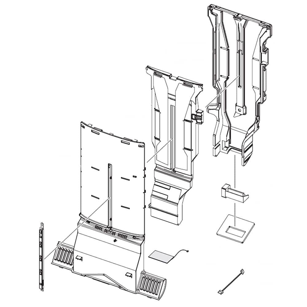 Samsung DA97-21004A Refrigerator Air Duct And Cover Assembly
