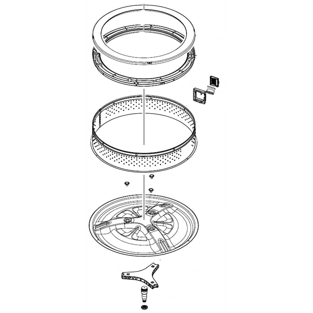 Panier Samsung DC90-00030U