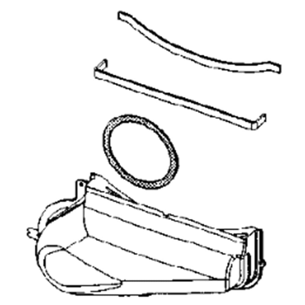 Ensemble de goulotte à charpie pour sèche-linge Samsung DC93-00187A