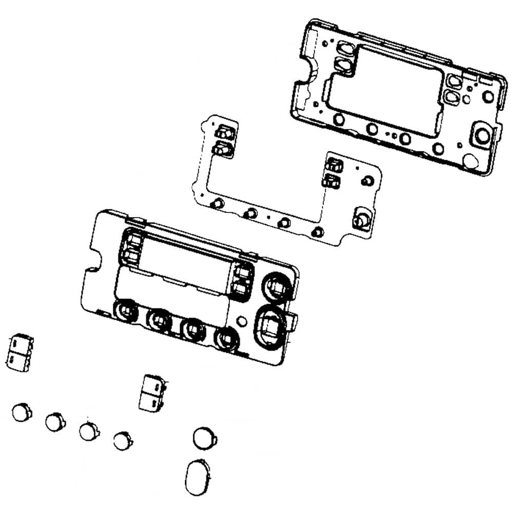 Bouton d'assemblage Samsung DC97-16064B