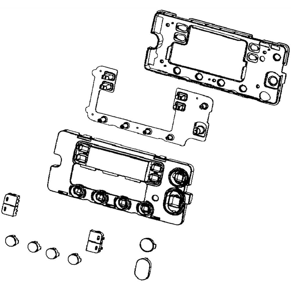 Bouton d'assemblage Samsung DC97-16064C