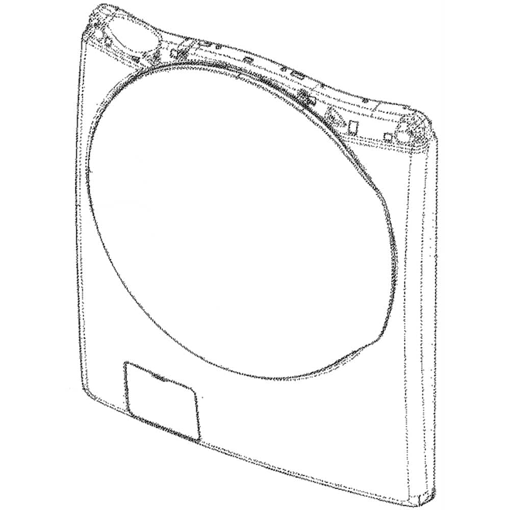 Samsung DC97-18319N Washer Front Panel Assembly
